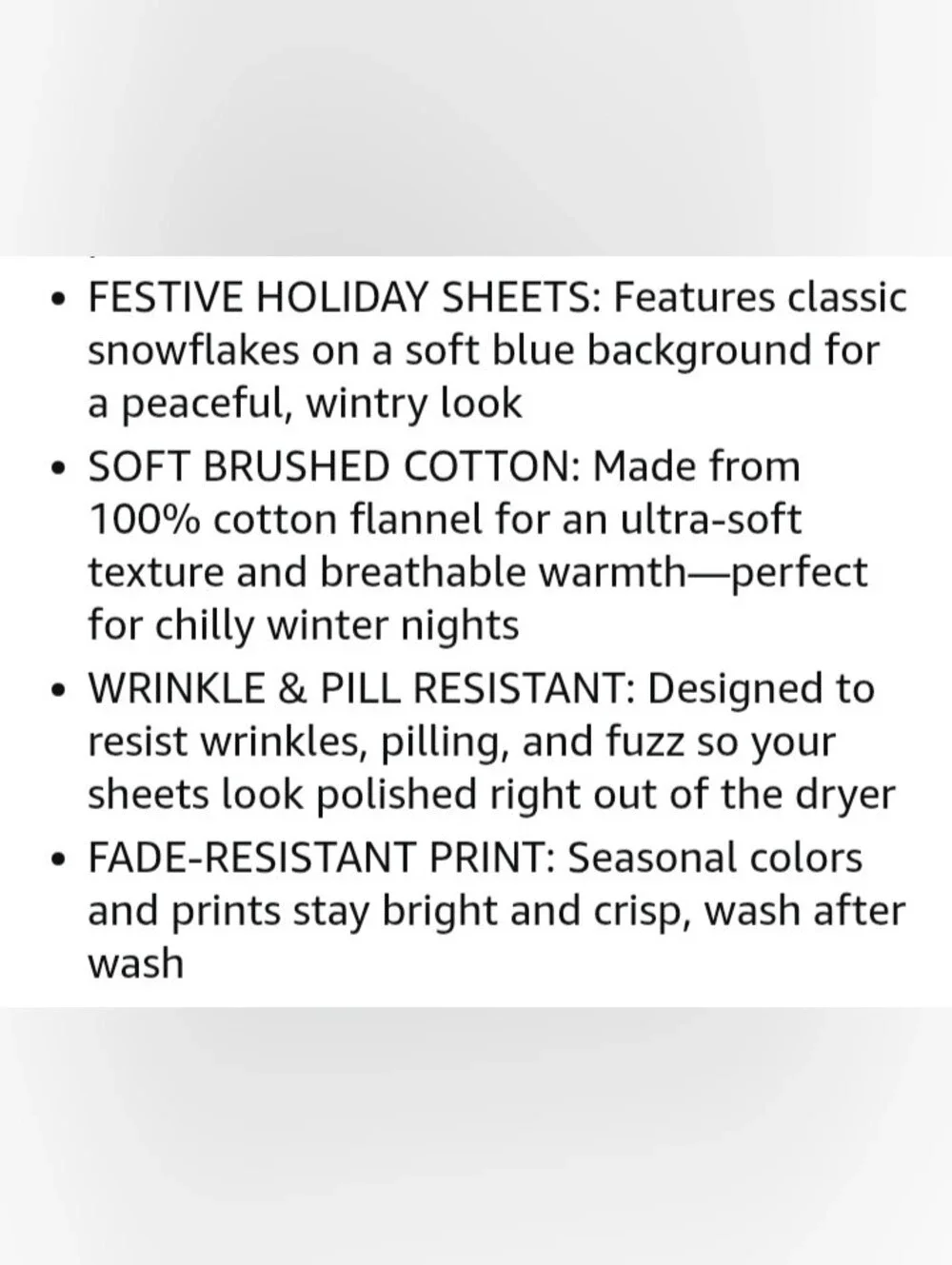 Set of 2 Twin-sized FLAT Flannel Snowflake Sheets
